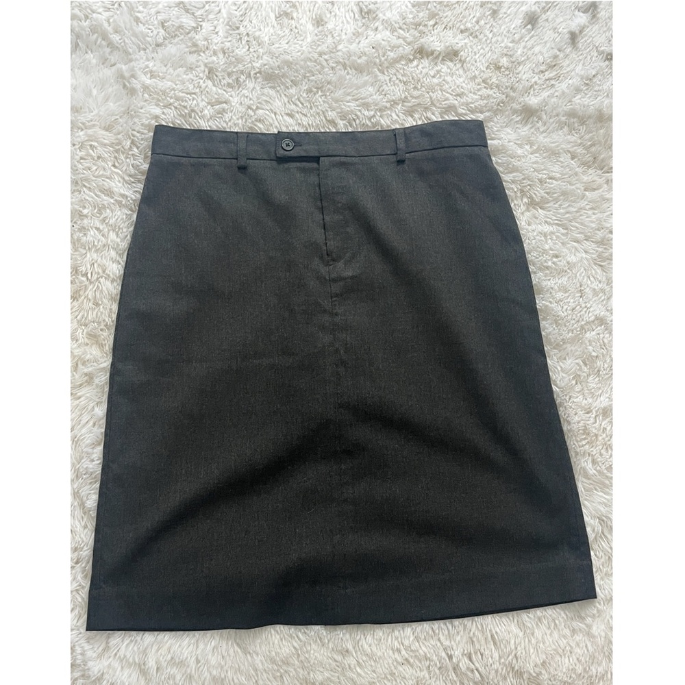 Vintage Y2K Old Navy Charcoal Grey Lined Skirt Size 8
